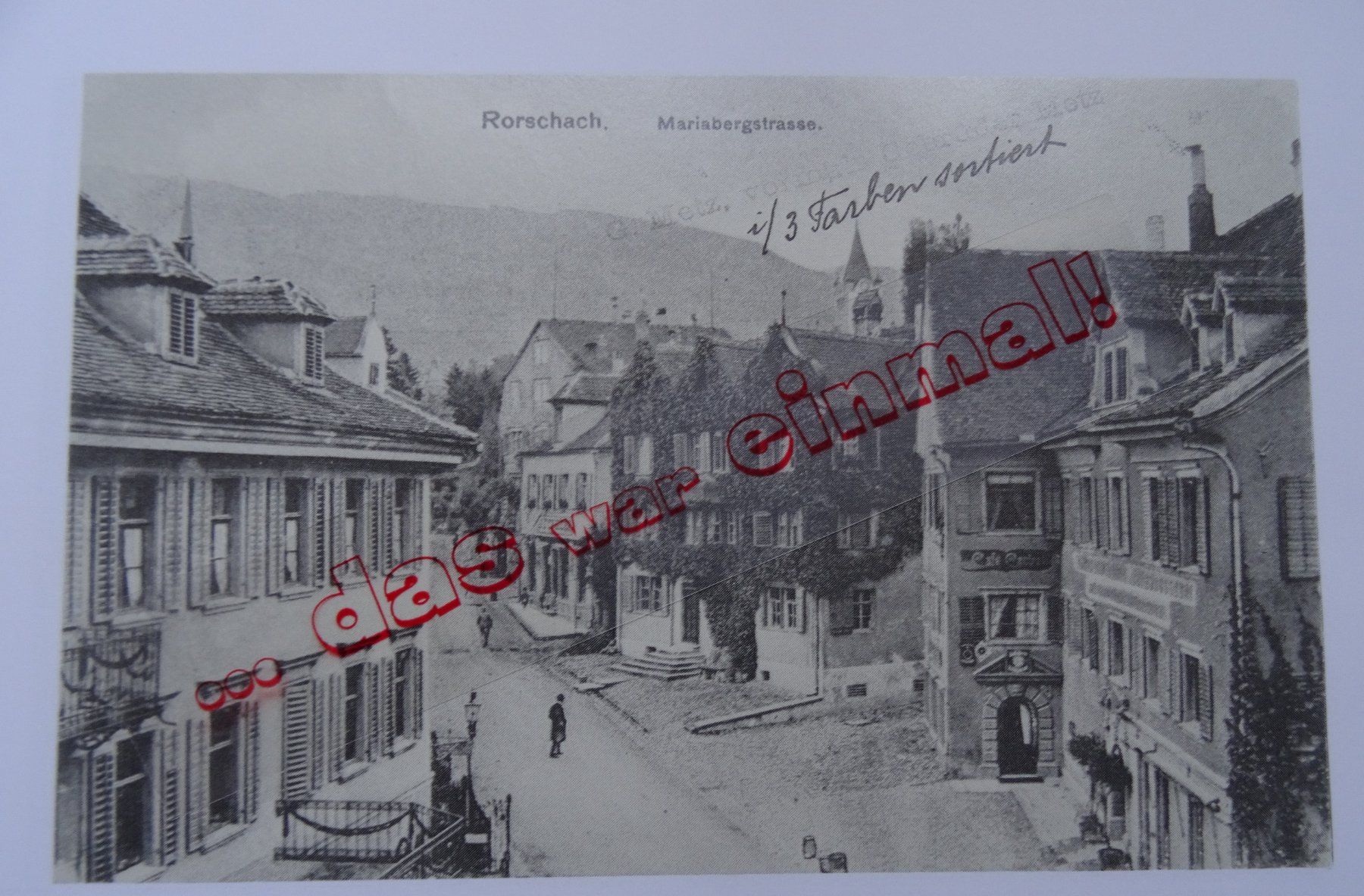 Ansichtskarten: St. Gallen Rorschach Rest. Central anno dazumal – Gebraucht aus Safnern von Wstussi