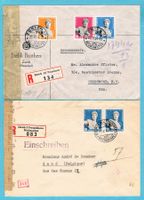 3 Zensurbriefe von 1944 ! Interessante Frankaturen. Ab Fr.1