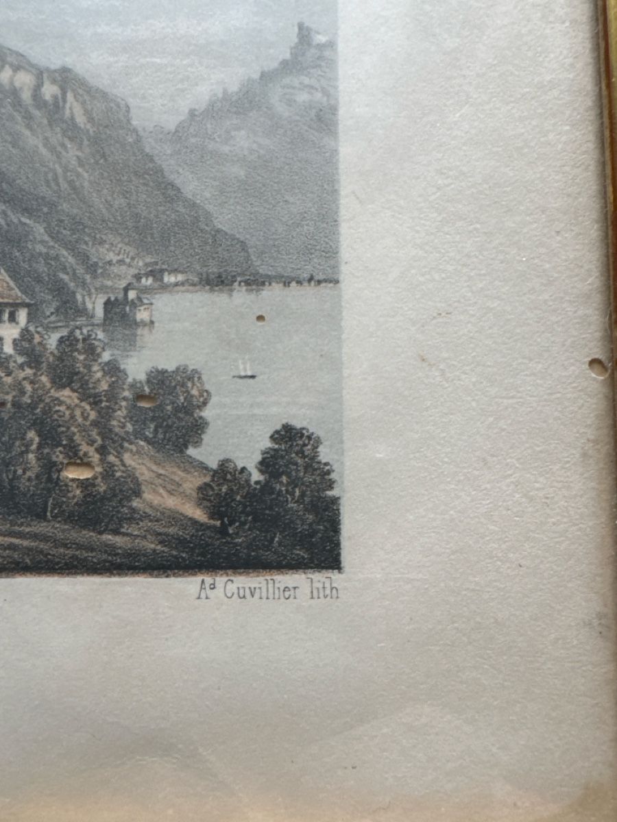 Grafica & Litografie: Antike Montreux Lithographie – Difettoso da Zürich venduto da 2013tg 5