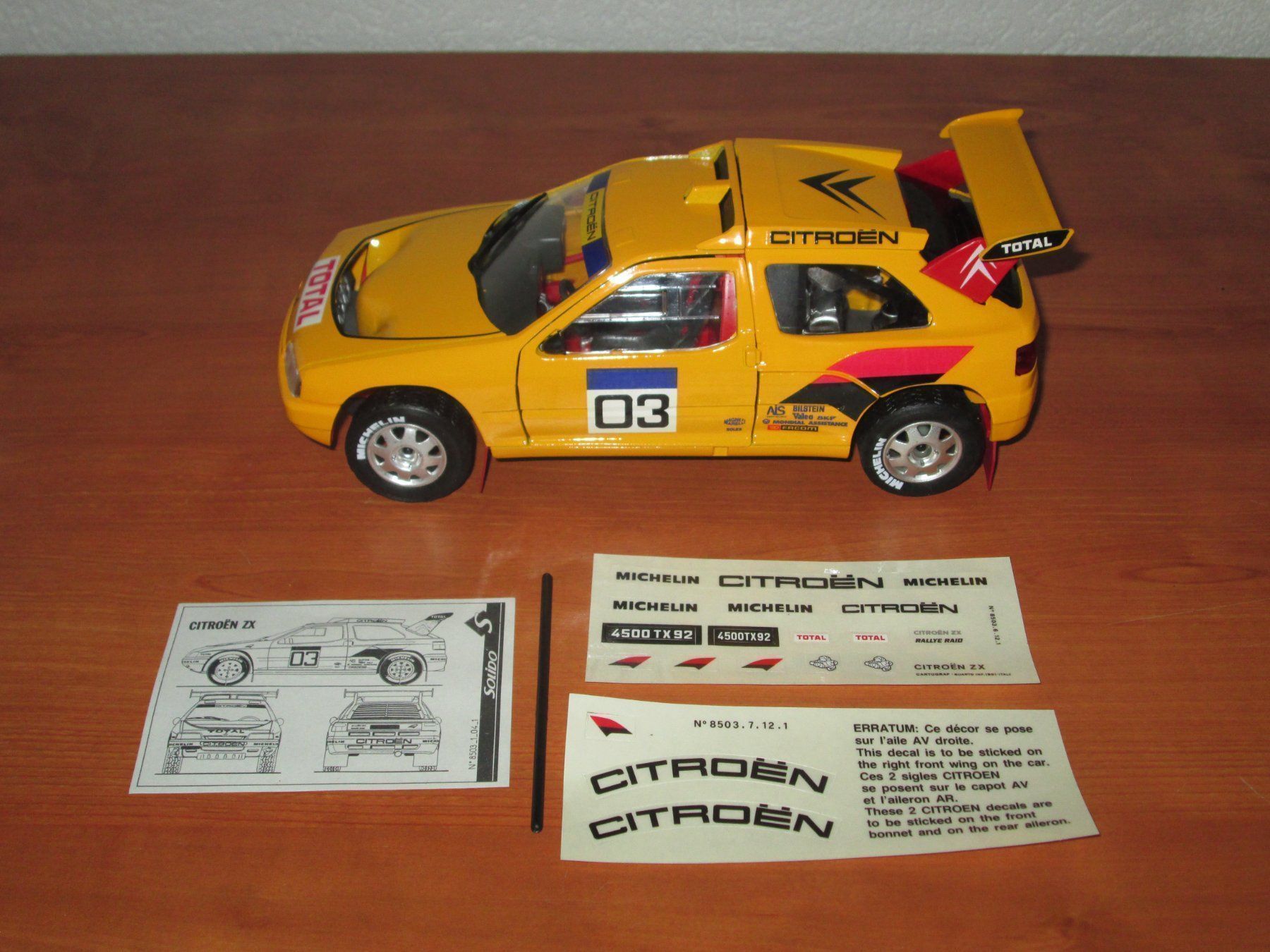 Norev Modellautos: Solido Citroën ZX Rallye Raid 1/18 – Neu und originalverpackt aus Bonfol von zagato43e 4