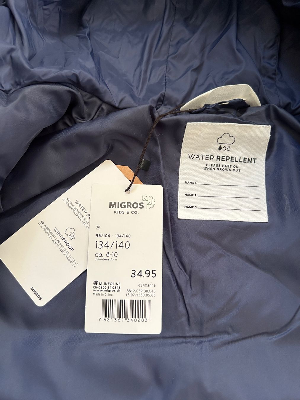 Giacche: Jacke, neu, Grösse 134 – Nuovo e nell'imballaggio originale da Reichenburg venduto da nanuk015 1