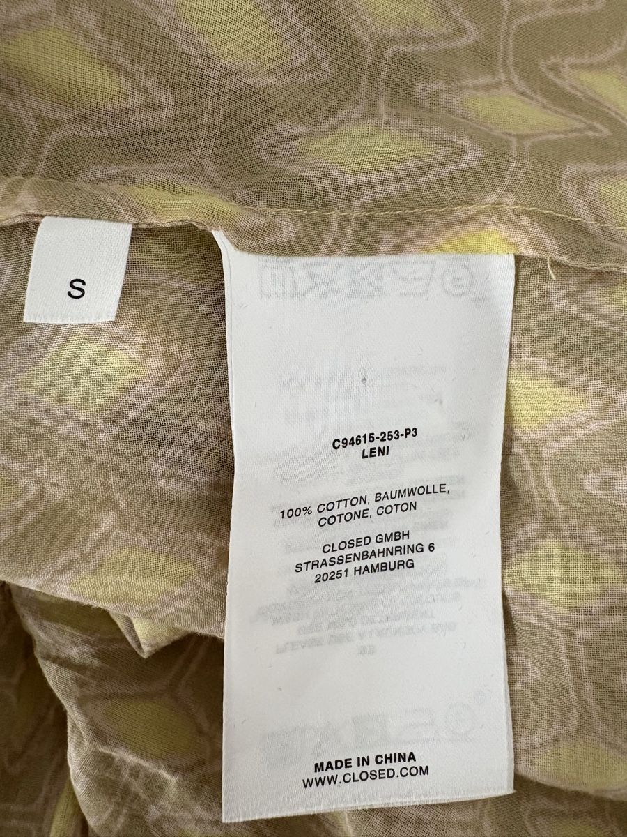 Closed Blusen: CLOSED Bluse Gr. S Leni beige gelb Boho Baumwolle – Neu (gemäss Beschreibung) aus Regensdorf von secondchancefashion 5
