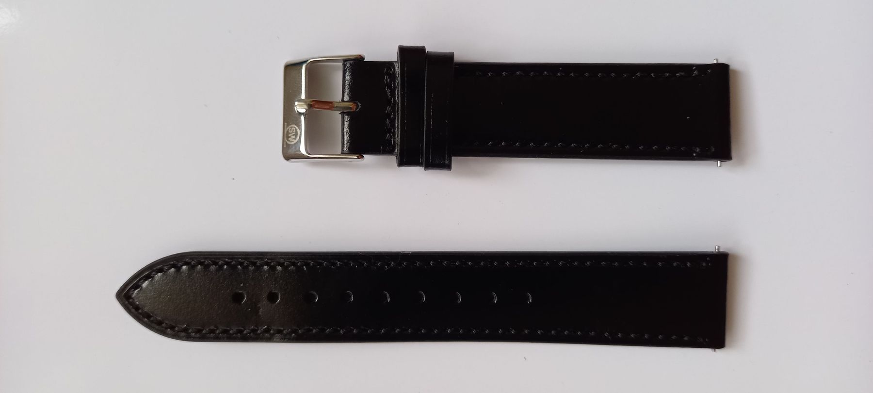 Bracciali & Braccialetti: Lederuhrenarmband 19mm Schwarz – Nuovo e nell'imballaggio originale da Altstätten SG venduto da ana_7xf7