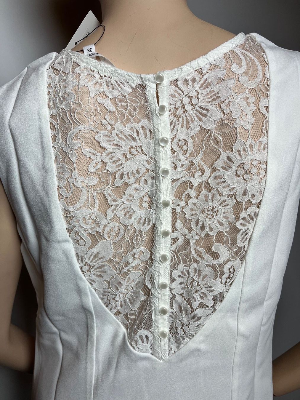 Vestiti: Ärmelloses Kleid, CollectionIRL, weiss, Grösse 38 – Nuovo e nell'imballaggio originale da Rudolfstetten venduto da gst_g7xl 3