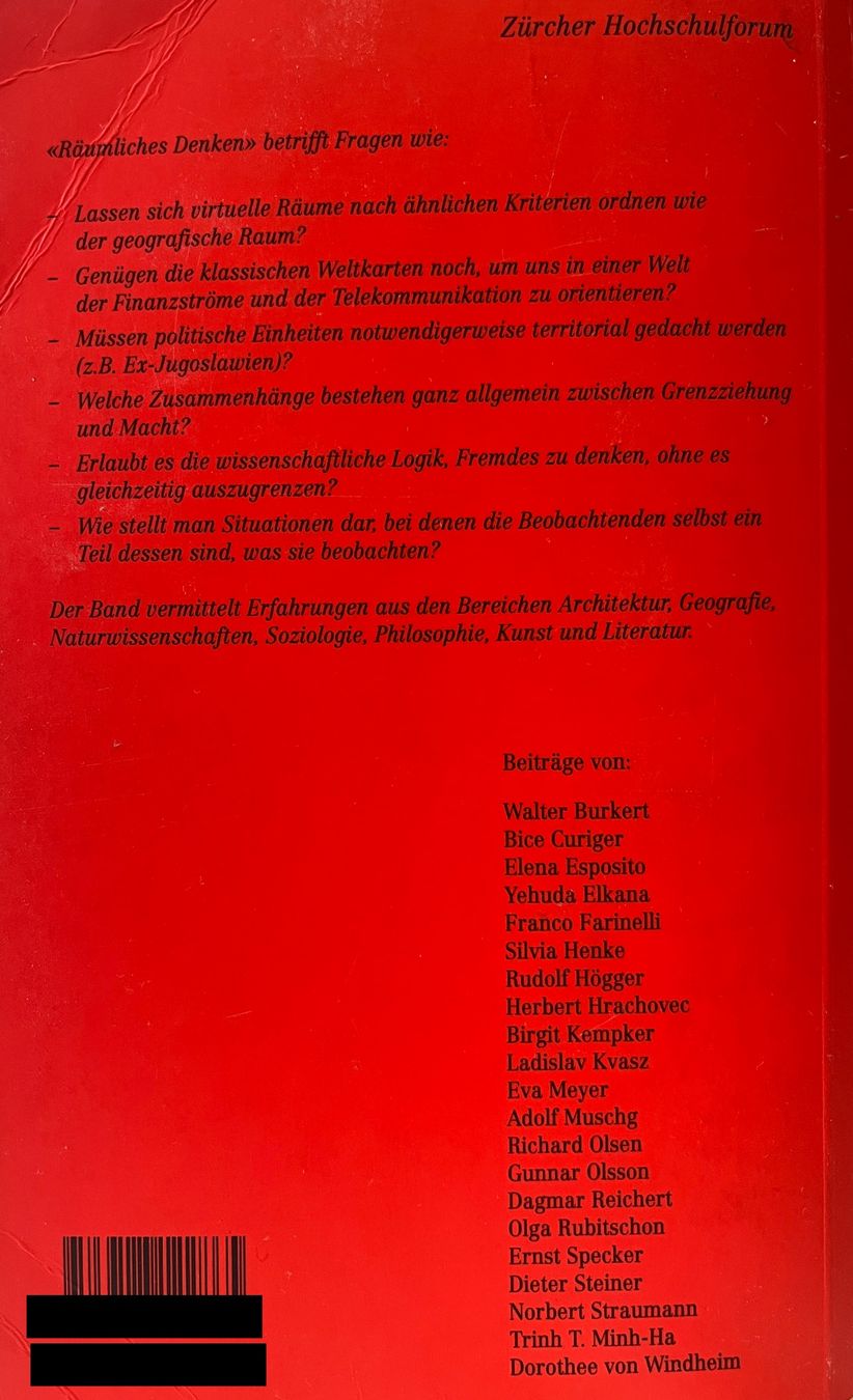 Libri: Buch: Räumliches Denken – Usato da Basel venduto da Buechermensch 1