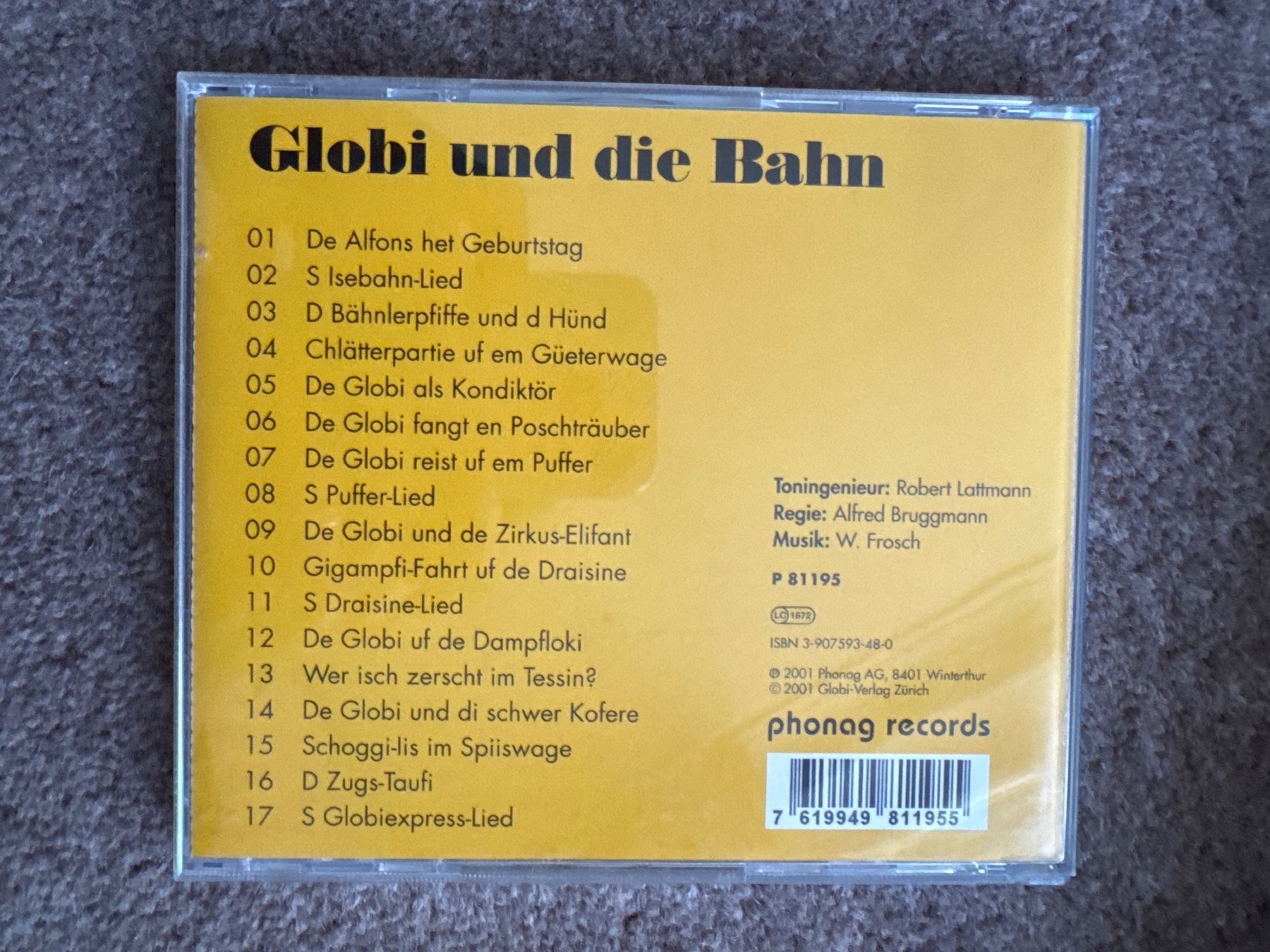 CD: Globi und die Bahn - Hörbuch - CD – Nuovo (secondo la descrizione) da Aarau venduto da Kilauea 2