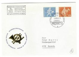 3 Briefe Sonderstempel 1966 für 1 Fr.