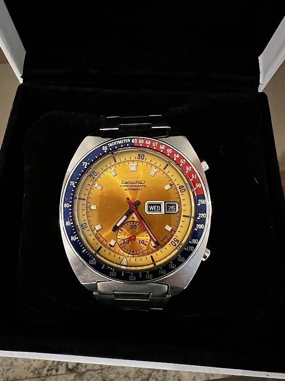Orologi: Seiko Pogue Automatic Chronograph Day -Date – Usato da Steinmaur venduto da Mandy.Steinbruch1953 2