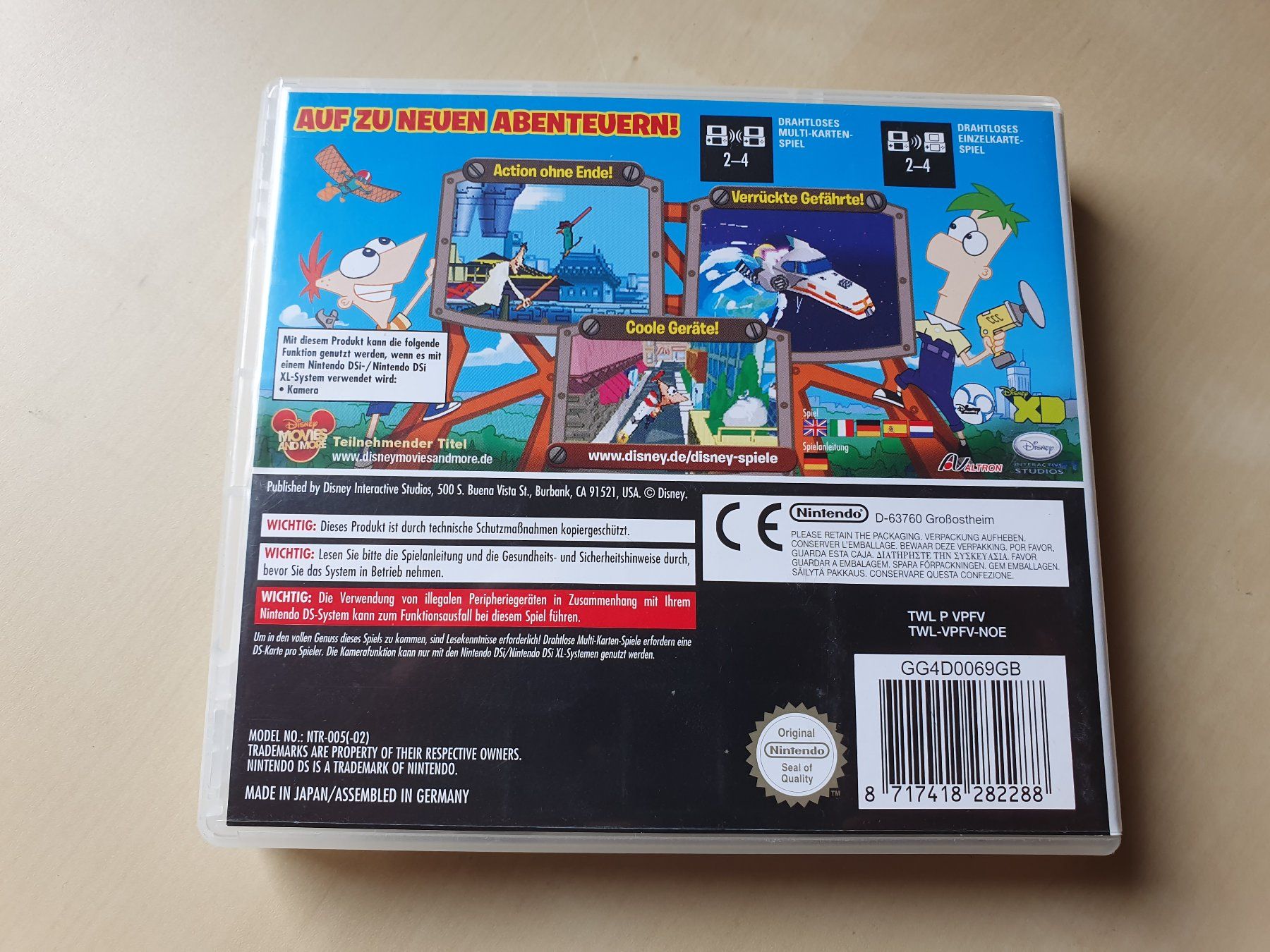 Nintendo Spiele: Phineas und Ferb Volle Fahrt – Gebraucht aus Stansstad von collectorsshop 1