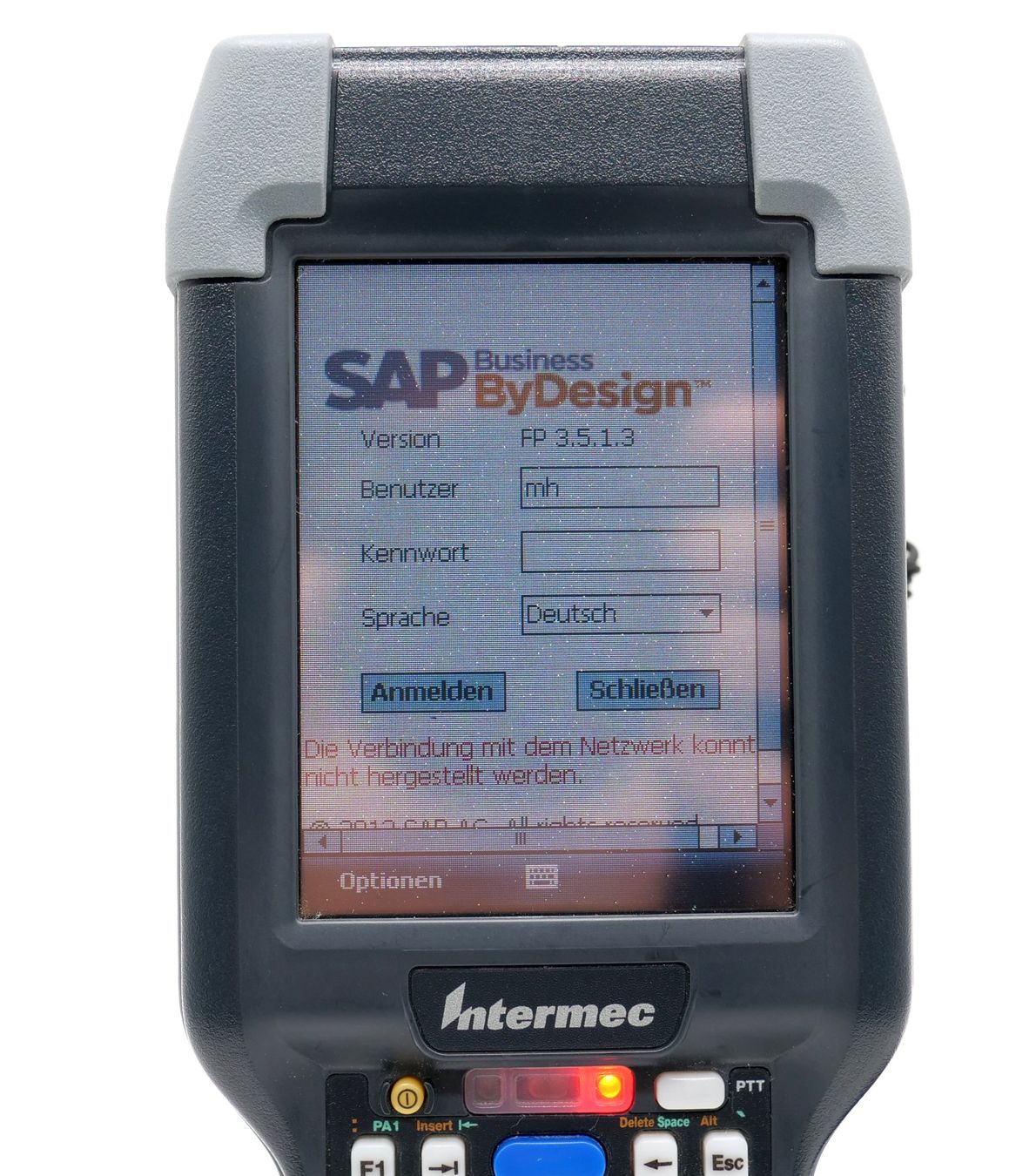 Scanner: Intermec CK3a1 Barcode Scanner Mobilcomputer CK3 mit Holster – Usato da Ottoberg venduto da Diamola 6