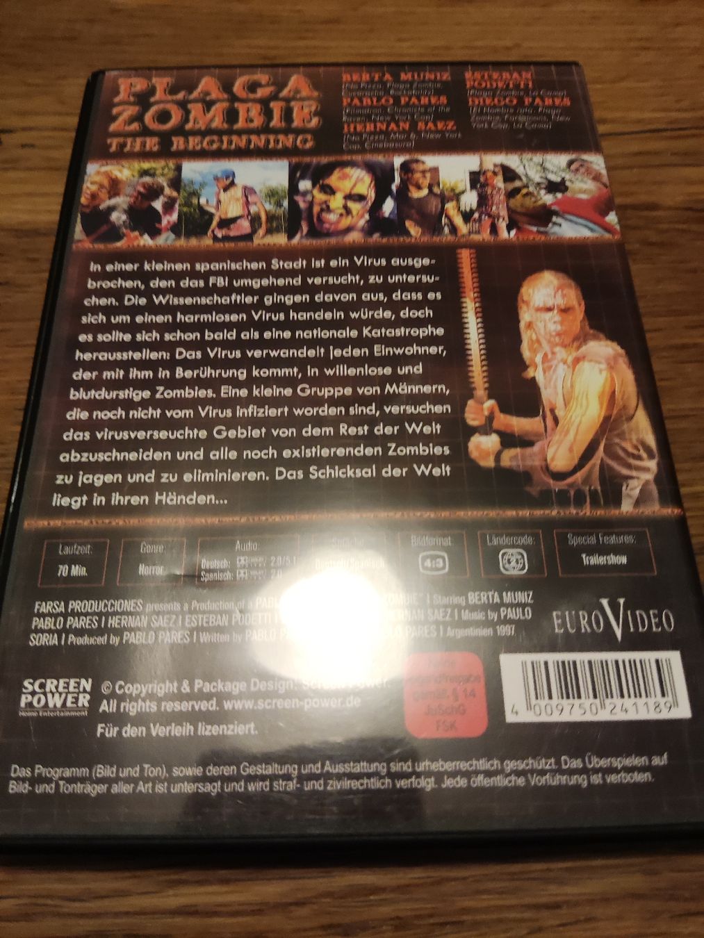 Tous les DVDs: Plaga Zombie - The Beginning (DVD) – D'occasion à Oberembrach par giu_7ksd 1