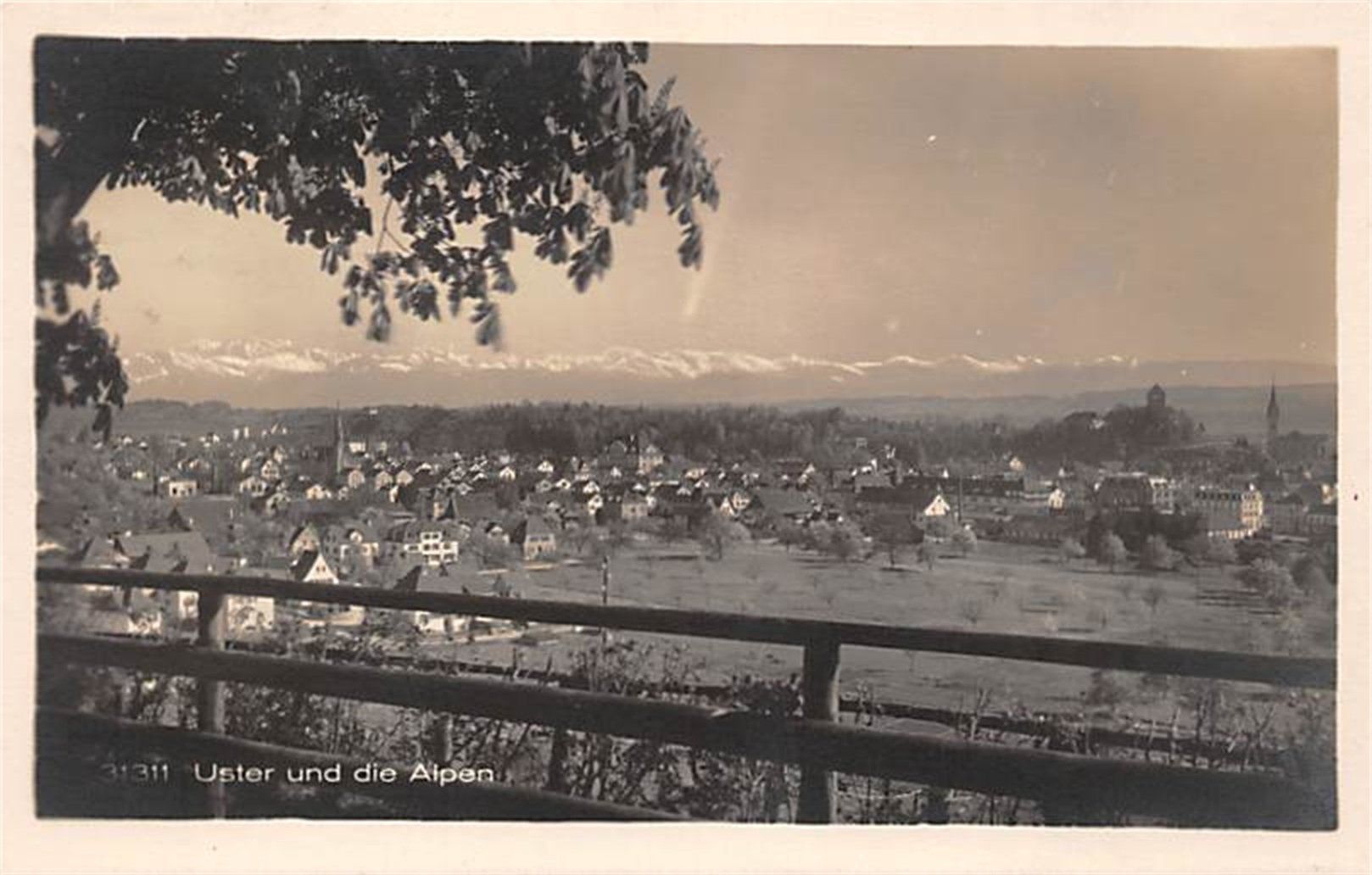 Cartes postales: Uster und die Alpen – D'occasion à Ottikon b.Kemptth. par Neptun1974