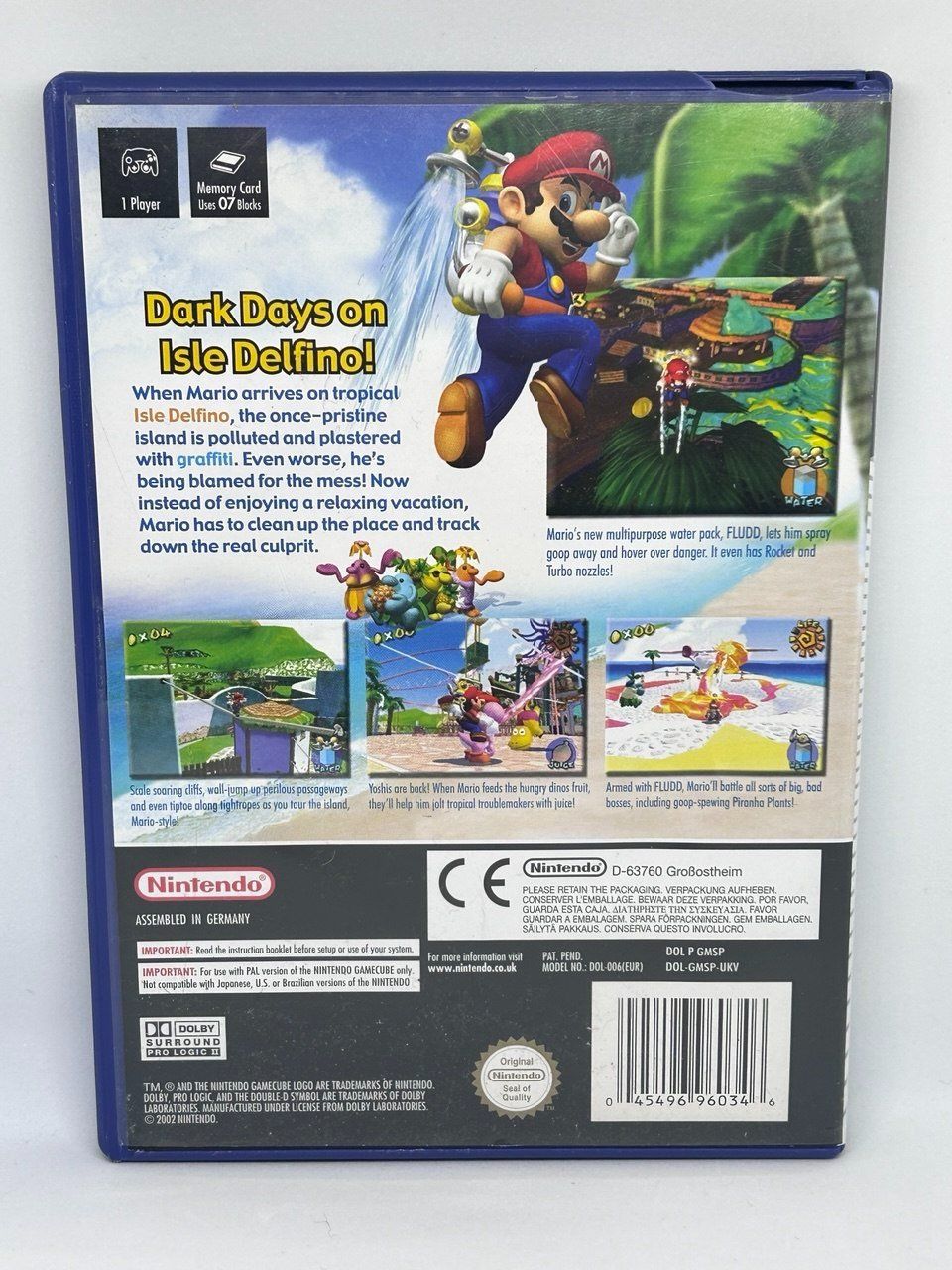 Nintendo Spiele: Super Mario Sunshine per Nintendo GameCube – Gebraucht aus Giubiasco von LorisVale 1