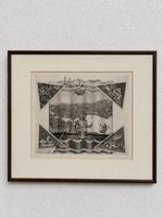 Vintage Surrealistische Radierung von H. R. Ambauen