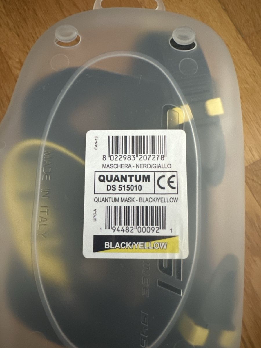 Masken: Cressi Quantum Madke Black/Yellow – Gebraucht aus Neuenhof von max_8npg 1