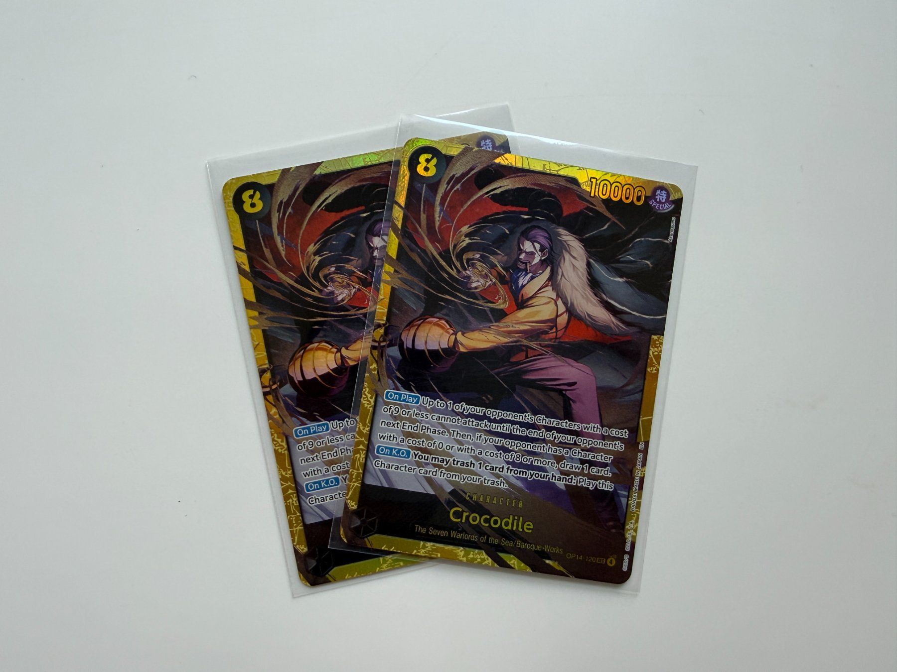 Bandai Carte collezionabili: 2x One Piece/ Crocodile (OP14-120) – Nuovo (secondo la descrizione) da Zürich venduto da dren