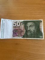 50 Franken Schein 6. Serie guter Zustand