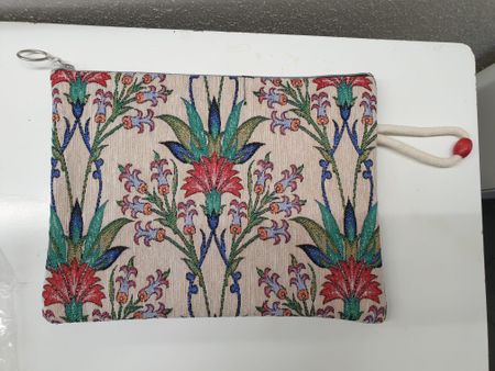 Sommer Tasche mit Blumenmuster, neu und handfertigt