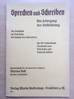 Sprechen und Schreiben - 4. Heft; Fritz Rahn (1935)
