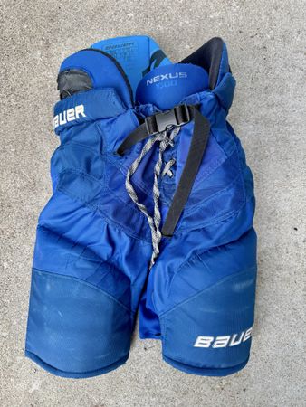 Eishockeyhose Bauer Nexus 1000 blau gebraucht Senior S
