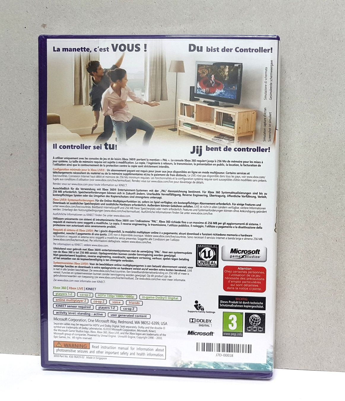 Microsoft Giochi: Kinect Adventures du bist der Controller!  XB 360 / Neu – Nuovo e nell'imballaggio originale da Schüpfheim venduto da Games_Spielkonsolen 2