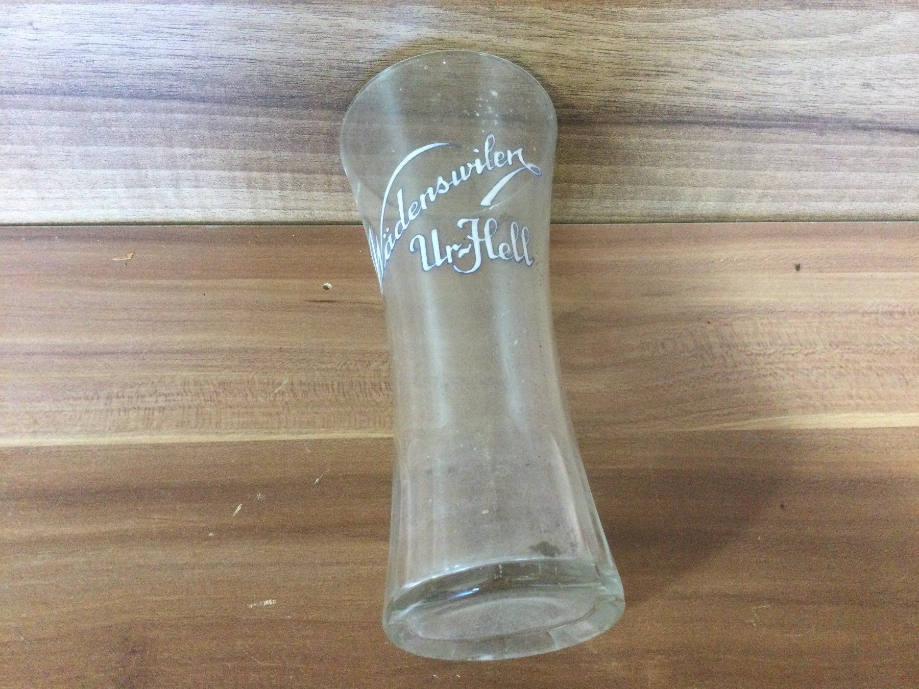 Bottiglie: Antikes Bierglas Wädenswiler Ur-Hell von 1940 – Usato da Wangen SZ venduto da kuriosum12 6