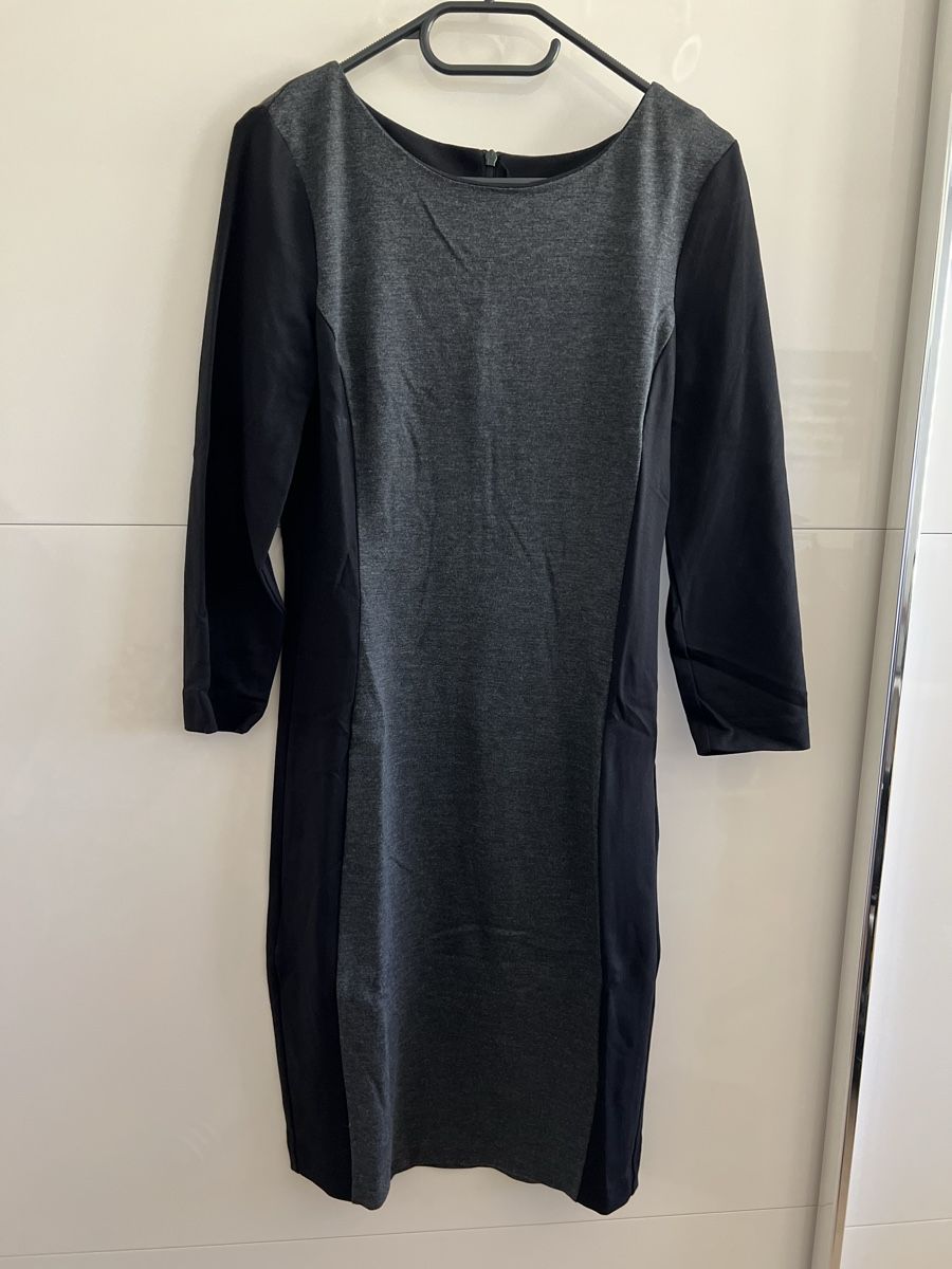Kleider: InWear Kleid, Grau/Schwarz, Gr. 38 – Neu (gemäss Beschreibung) aus Wittinsburg von redrose296