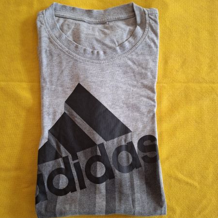 Adidas T-Shirt Grau, Grösse M