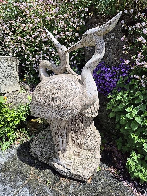 Skulpturen & Statuen: Steinskulptur Reiher Gartenskulptur – Gebraucht aus Uetliburg SG von Stein414 2