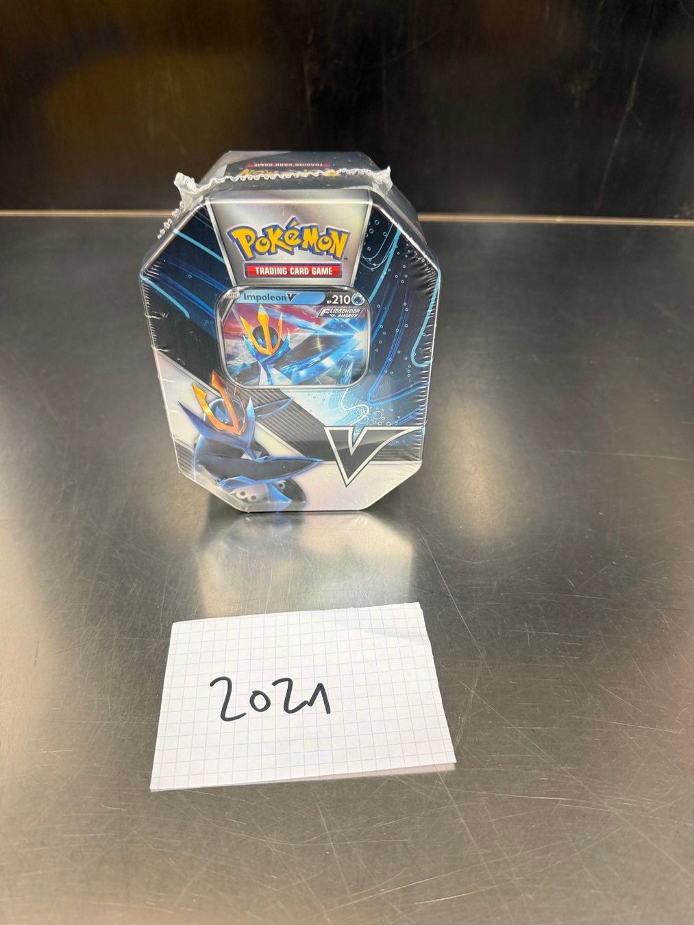 Pokémon Sammelbilder & Trading cards: POKEMON-TIN BOX-IMPOLEON V-2021 – Neu und originalverpackt aus Frick von RC2367