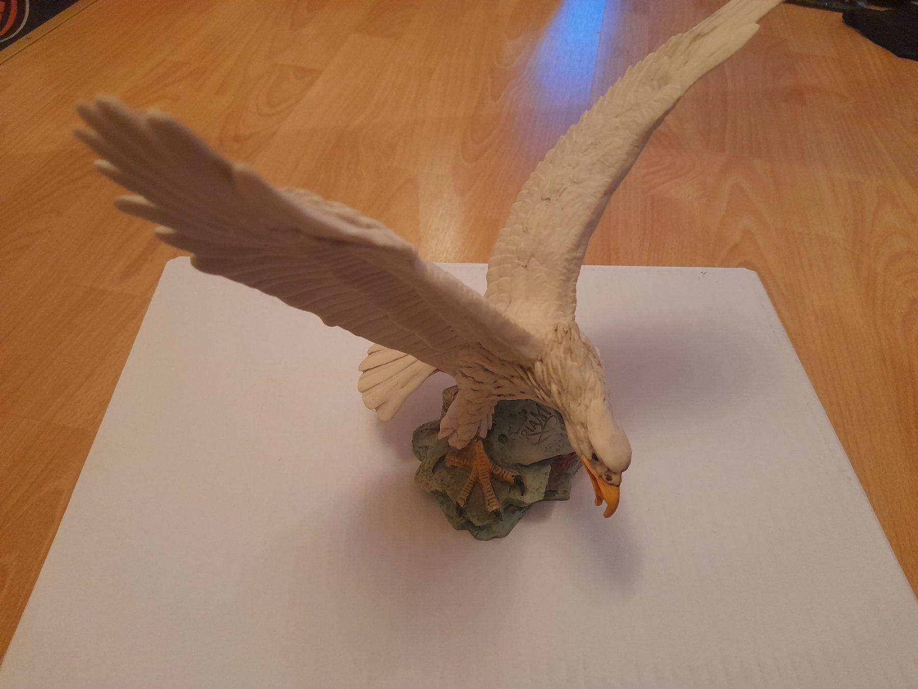 Statuette: Adler-Figur mit offenen Flügeln – Usato da Lustmühle venduto da chevi03