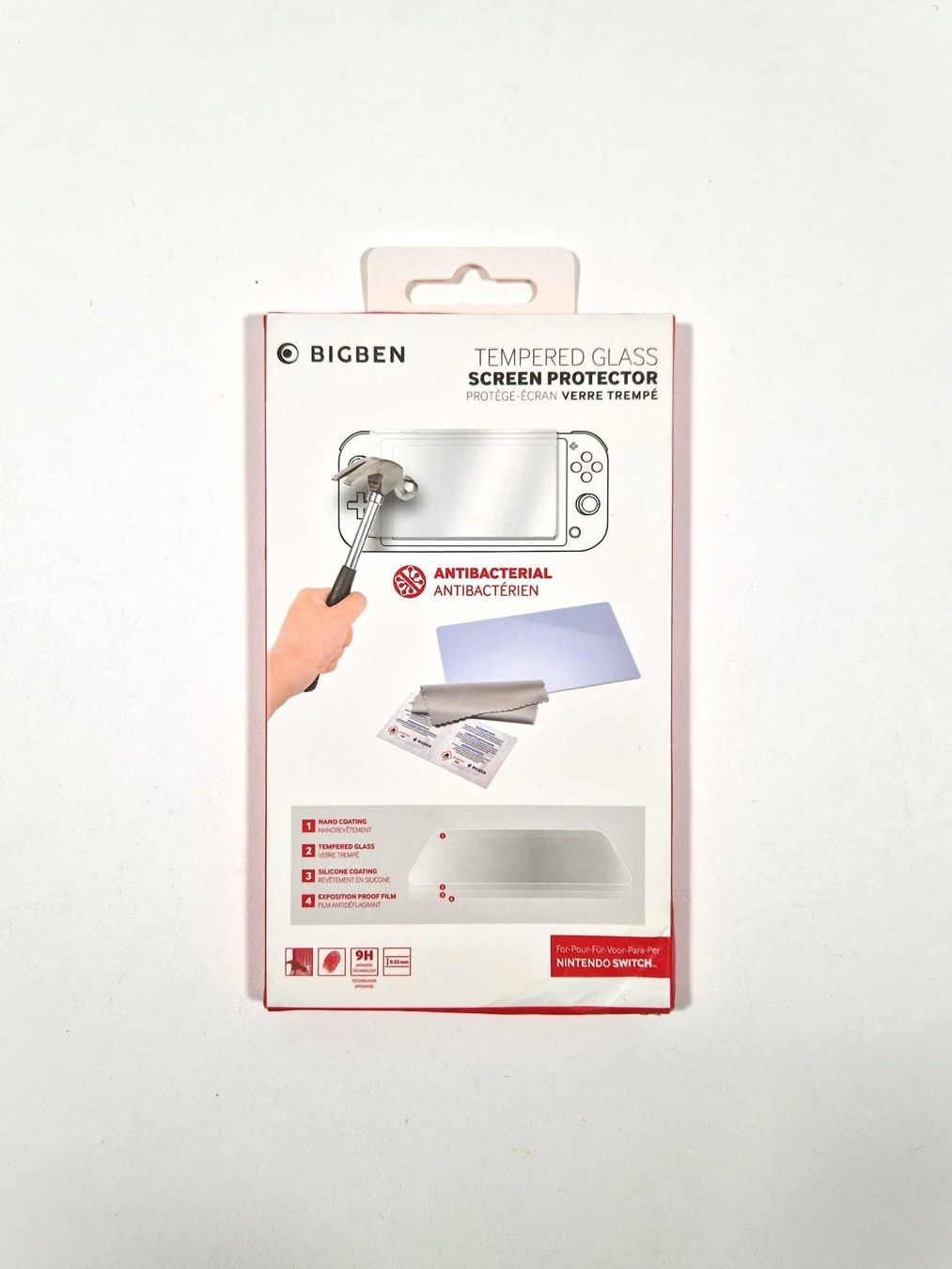 Lackretusche & Schutzfolien: BIGBEN Tempered Glass Screen Protector (Nintendo Switch) – Neu und originalverpackt aus Zollikofen von Restwert_Zollikofen
