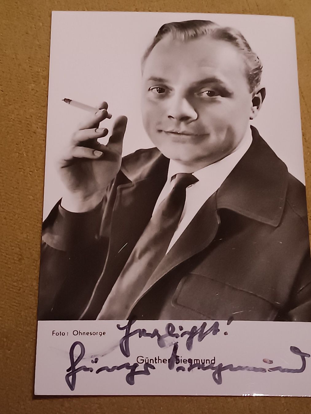 Autographes: Günther Siegmund - 1981 verstorben – D'occasion à Menziken par Autogramme