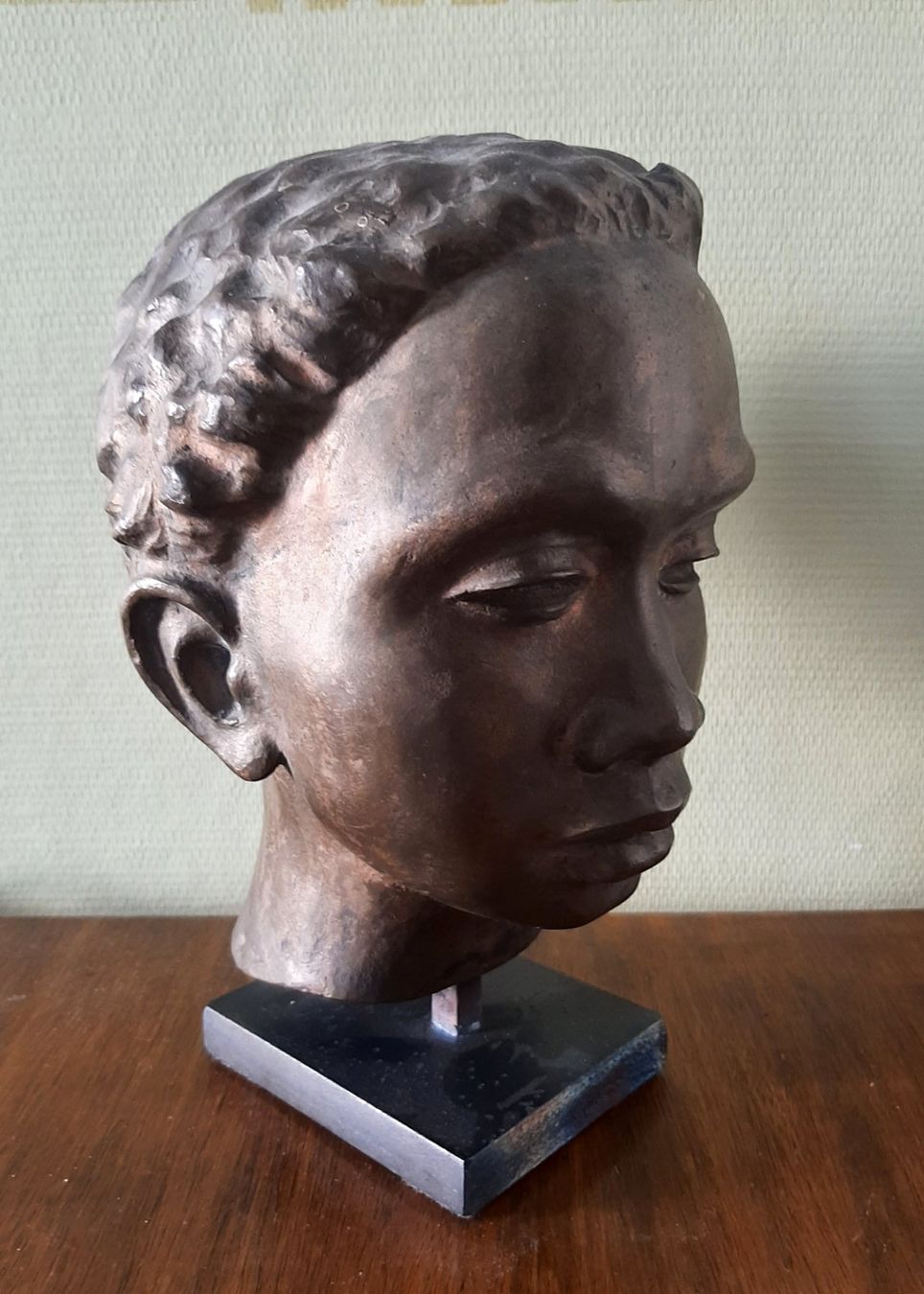 Sculture & Statue: Antike Bronze Kopf Skulptur – Usato da Arbon venduto da torso444 1
