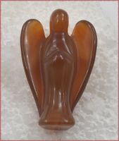 Engel - Deko - Karneol ca. 5cm (Engelsfigur geschnitzt)