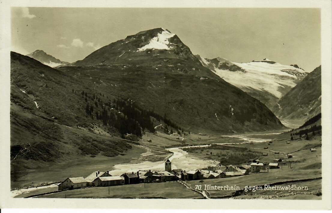 Cartoline postali: Hinterrhein 1933 – Usato da Hochdorf venduto da Ziegel-16