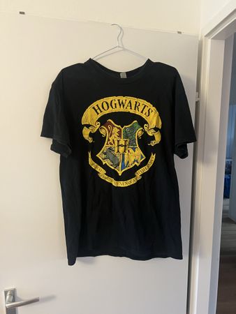 T-Shirt Harry Potter Hogwarts schwarz Grösse L