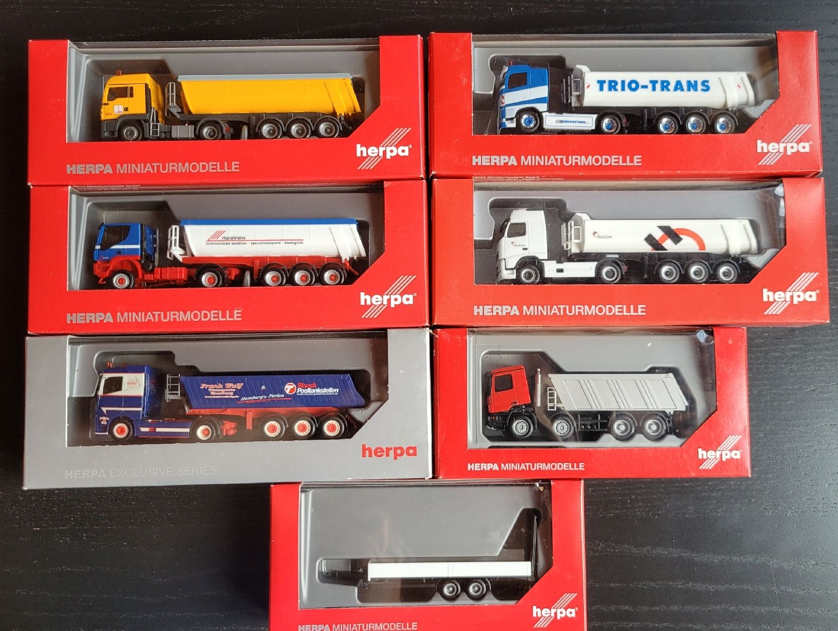 Herpa Kits de montage: Herpa LKW's 1:87 – D'occasion à Hettiswil par kuese85