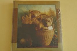 OVP Schmuckes Fotoalbum Bären Henzo