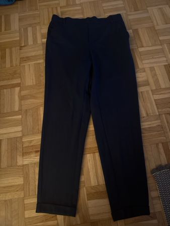Schicke Stoffhose, Dunkelblau, Grösse M