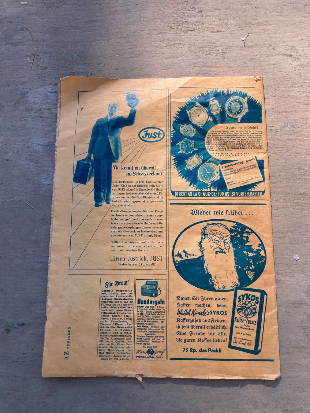 Riviste & Magazine: Ringiers Unterhaltung-Blatt, "Das gelbe Heft", 1946 – Usato da Moerschwil venduto da Corsica61 9