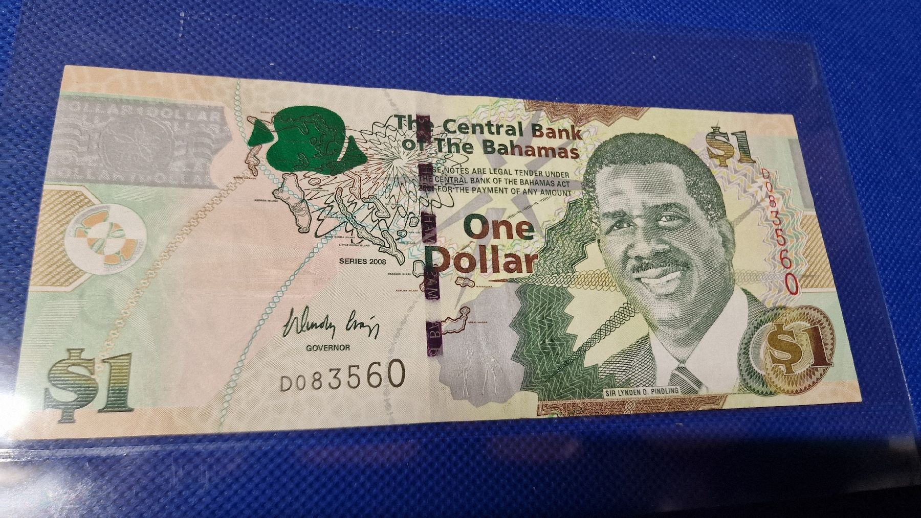 Banconote: Banknote Bahamas 2008 NEU – Nuovo e nell'imballaggio originale da Herisau venduto da Antiques.AR