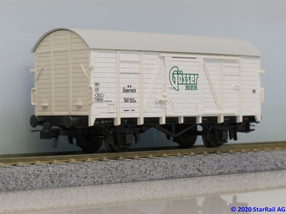 Roco 46030 A BBÖ Bierwagen Gösser Bier 560 503 Epoche III (Neu (gemäss ...
