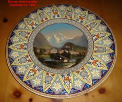 Thoune Verdutenteller Interlaken 47cm ca.1900