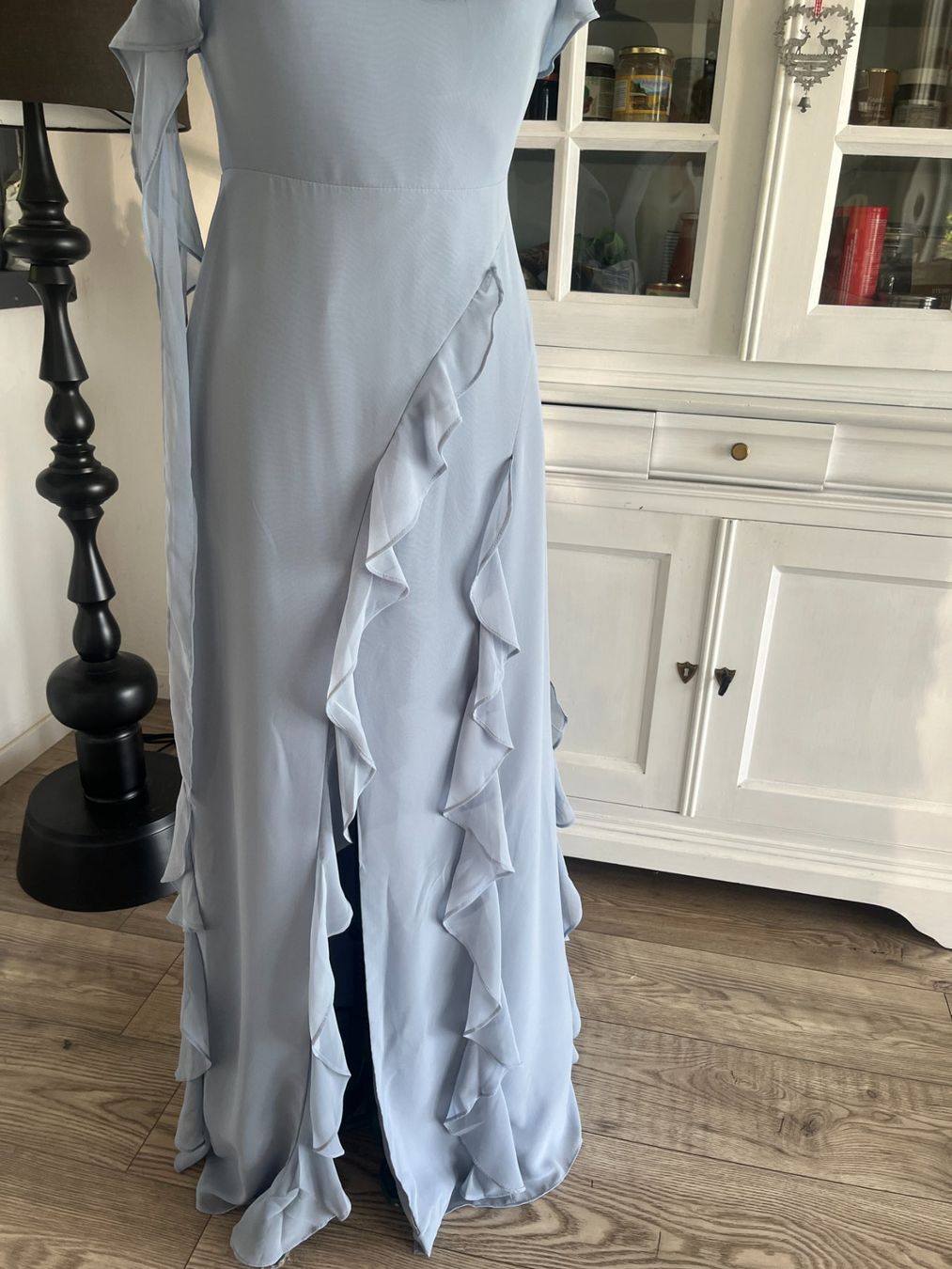 Vestiti: Robe Fourreau en Mousseline Acier Bleuté xs – Nuovo (secondo la descrizione) da Seiry venduto da vanille08 5