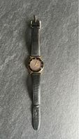Elegante Vintage Damenuhr, Lederarmband