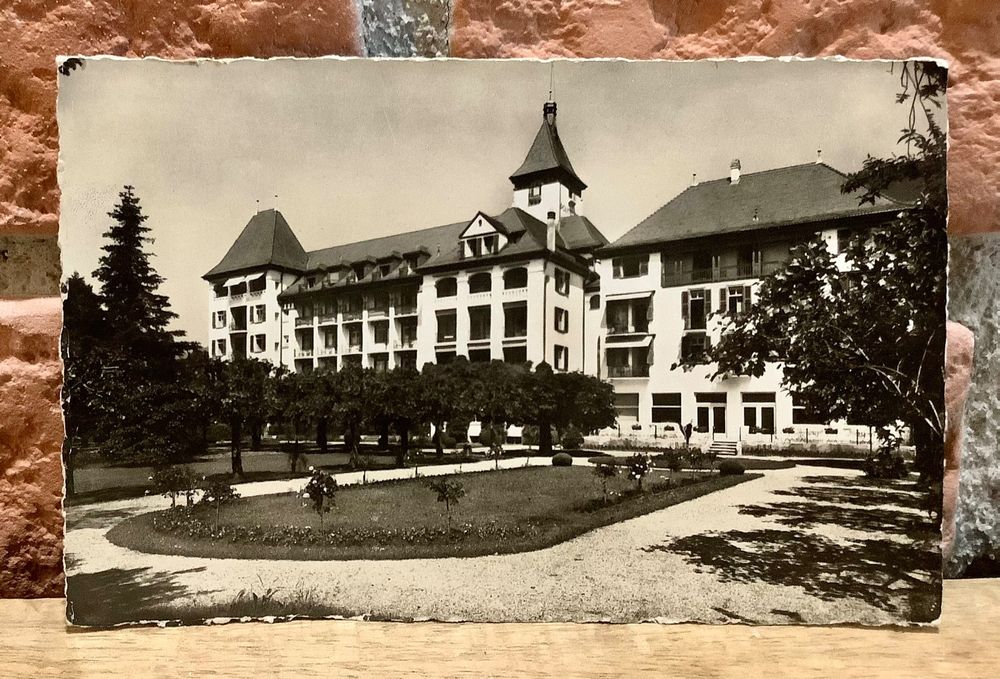Alte Foto AK - Polytechnic Chalets - Interlaken (Gebraucht) in Root für ...