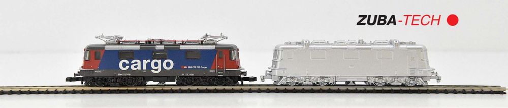 Märklin 88592 E-Lok Re 421 SBB Cargo Spur Z mit OVP (Gebraucht) in St ...