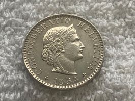 20 centimes/rappen 1954