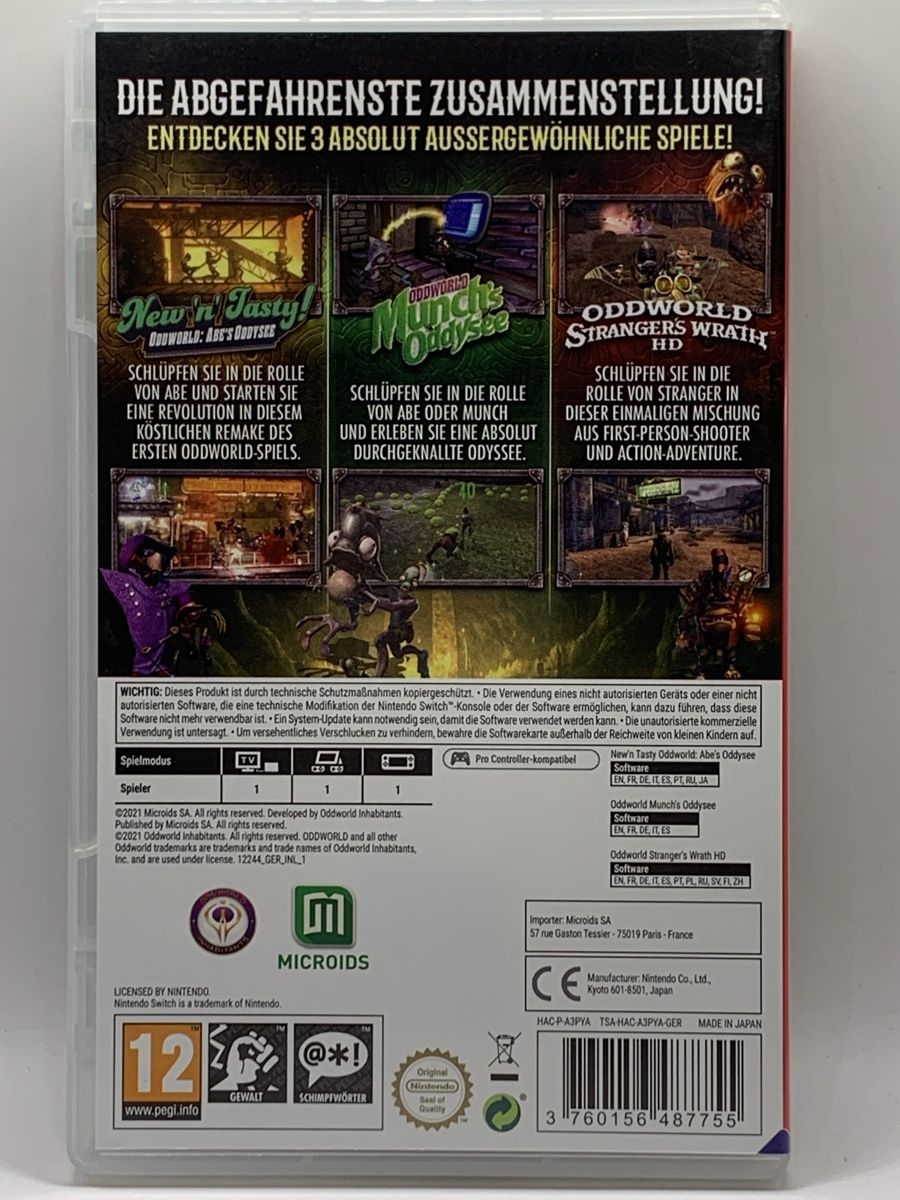 Nintendo Jeux: Nintendo Switch - Oddworld Collection – D'occasion à Ostermundigen par RG-Collector 1